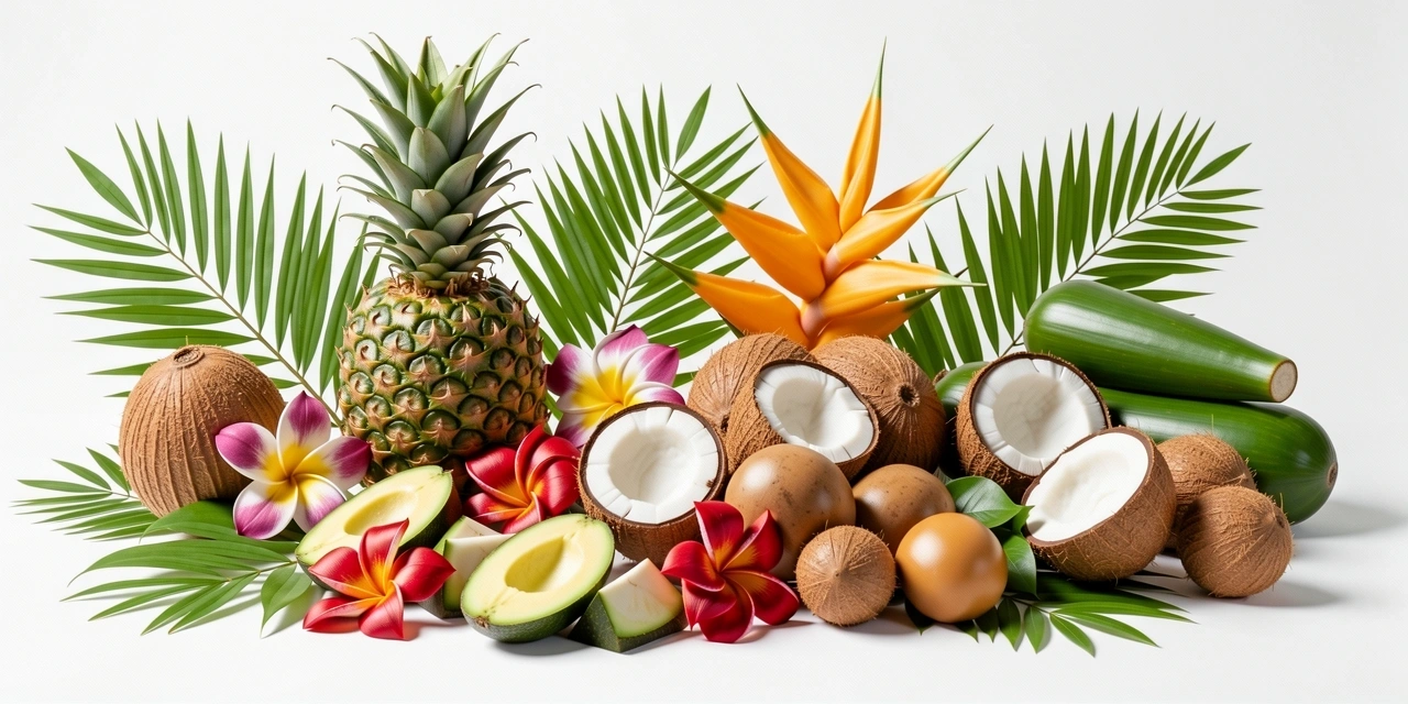 Bahan-bahan segar tropika di Malaysia